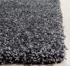 Elegant grey Shaggy Living Carpet